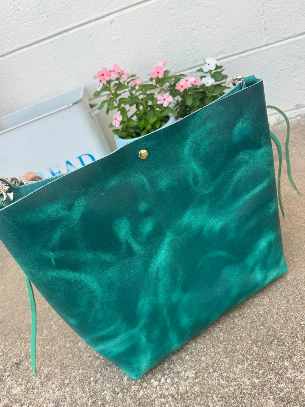 Green Wild Pony Bucket Tote