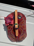 Boot Top Saddle Bag- Red