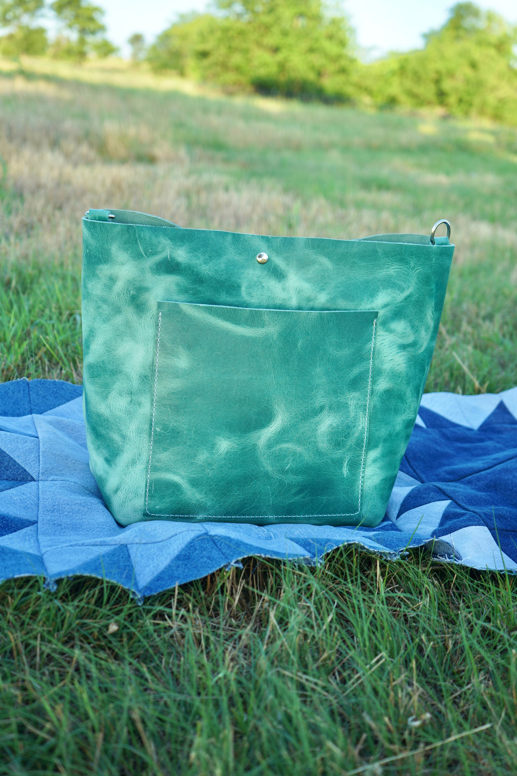 Spring Ponies Large Bucket Tote