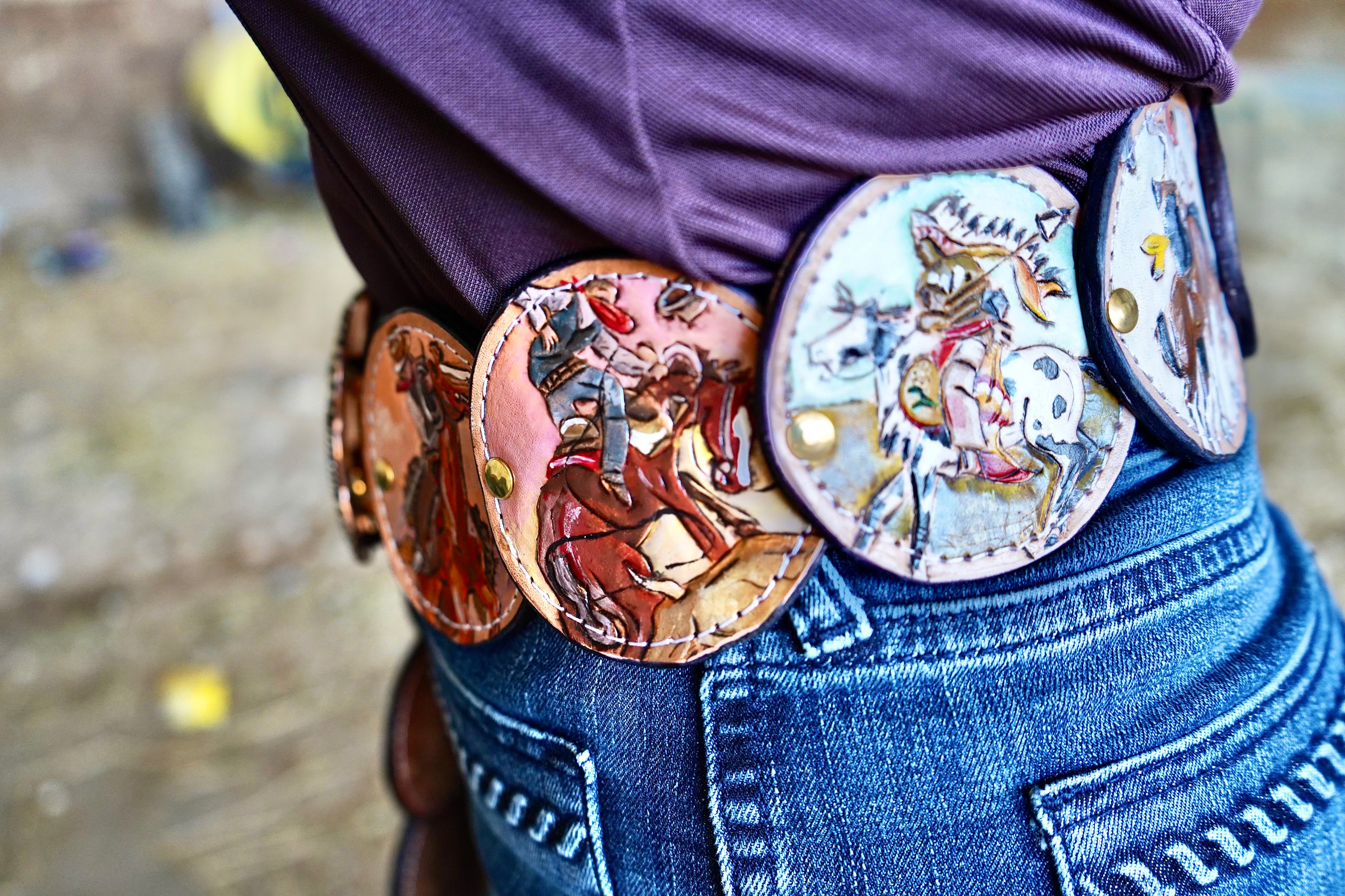 Custom Concho Belt