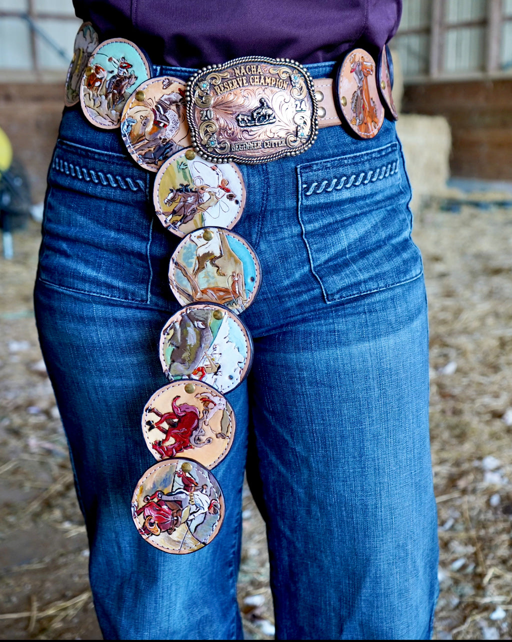 Custom Concho Belt