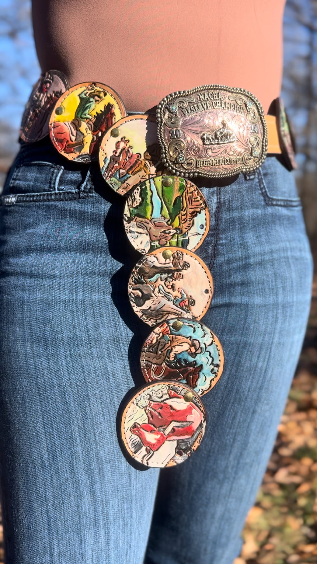 Custom Concho Belt