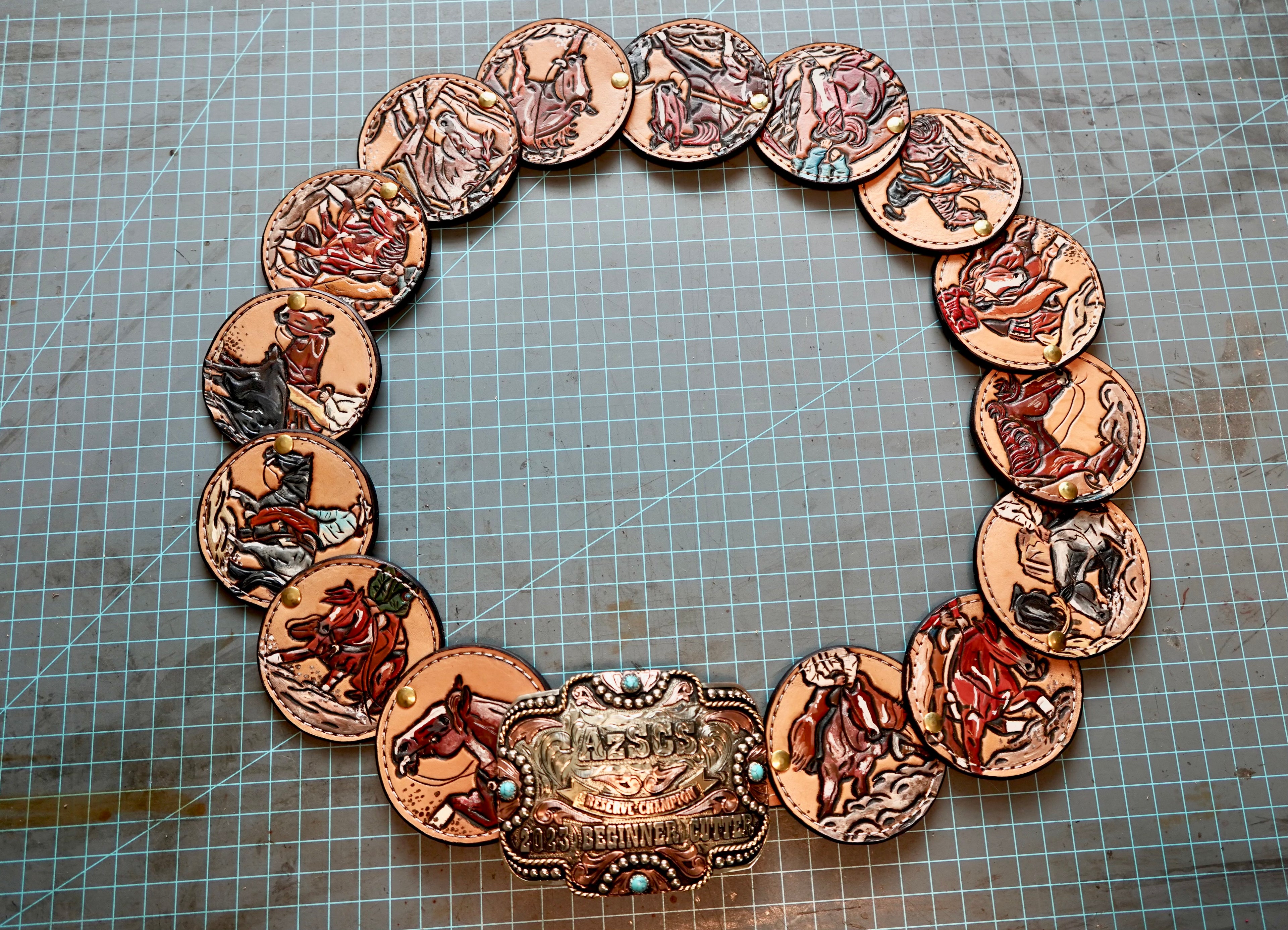 Custom Concho Belt
